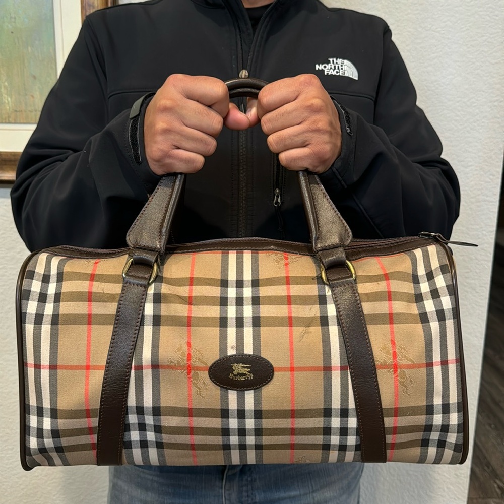 Authentic Burberry small travel bag